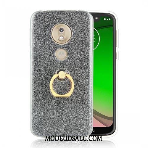 Moto G7 Play Etui Europa Blød Cover Ring Hvid