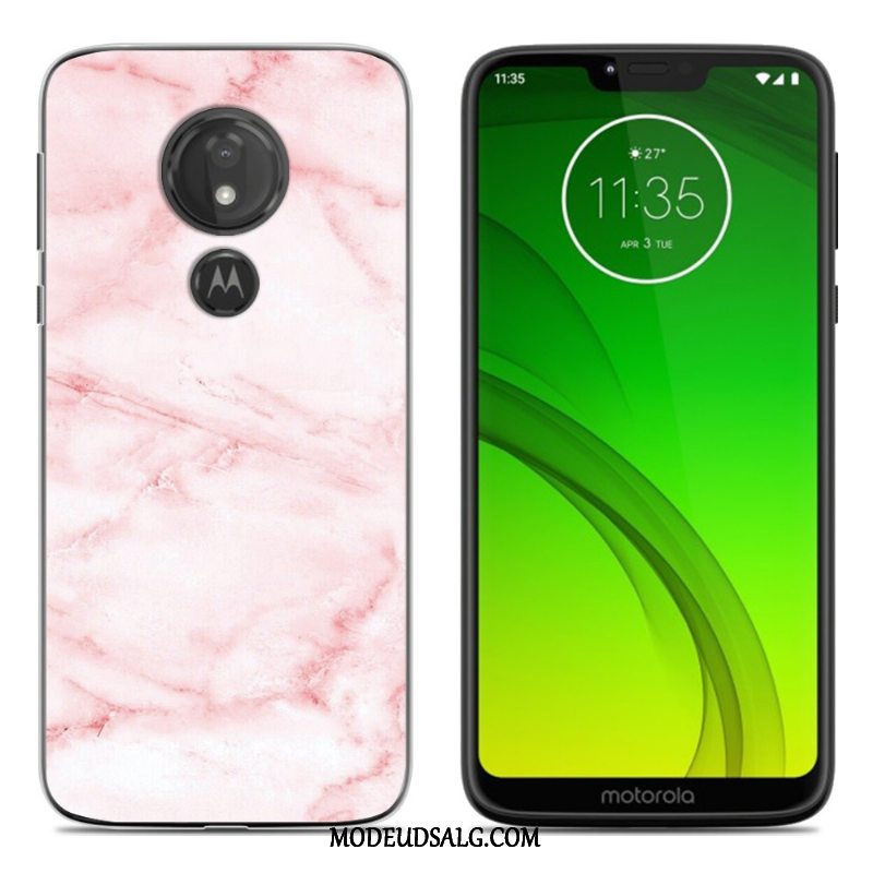 Moto G7 Play Etui Kreativ Silikone Cover Af Personlighed Blød