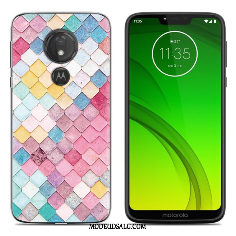 Moto G7 Play Etui Kreativ Silikone Cover Af Personlighed Blød