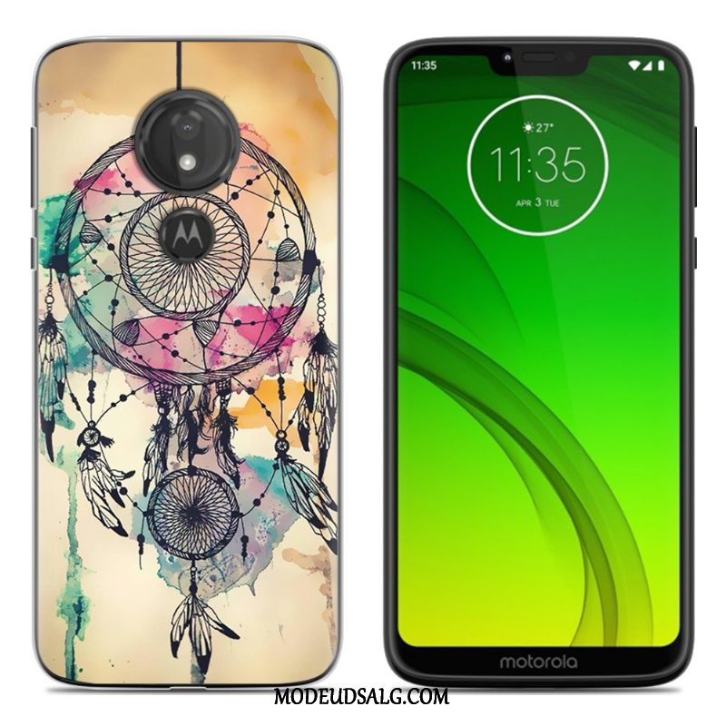 Moto G7 Play Etui Kreativ Silikone Cover Af Personlighed Blød