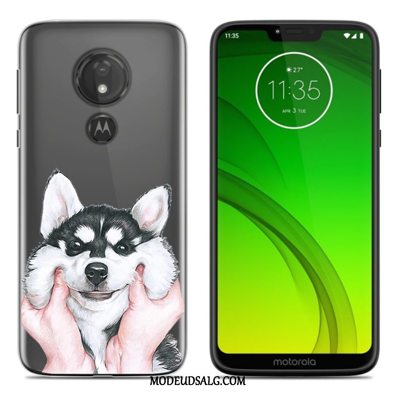 Moto G7 Play Etui Kreativ Silikone Cover Af Personlighed Blød