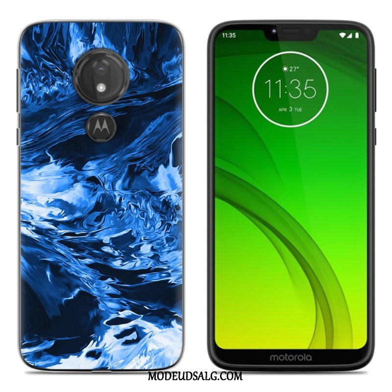 Moto G7 Play Etui Kreativ Silikone Cover Af Personlighed Blød