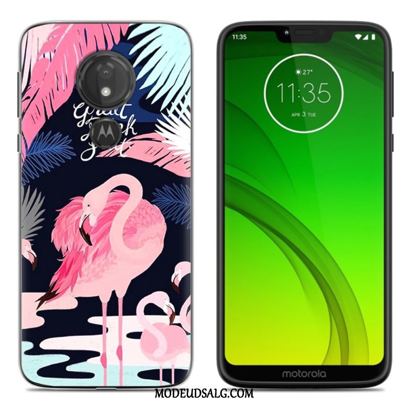 Moto G7 Play Etui Kreativ Silikone Cover Af Personlighed Blød