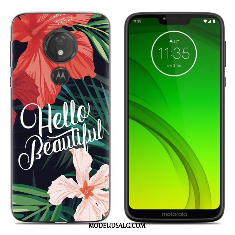 Moto G7 Play Etui Kreativ Silikone Cover Af Personlighed Blød