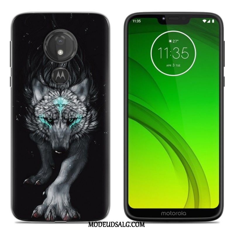 Moto G7 Play Etui Kreativ Silikone Cover Af Personlighed Blød