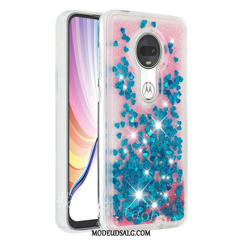 Moto G7 Plus Etui Quicksand Grøn Blød Cover