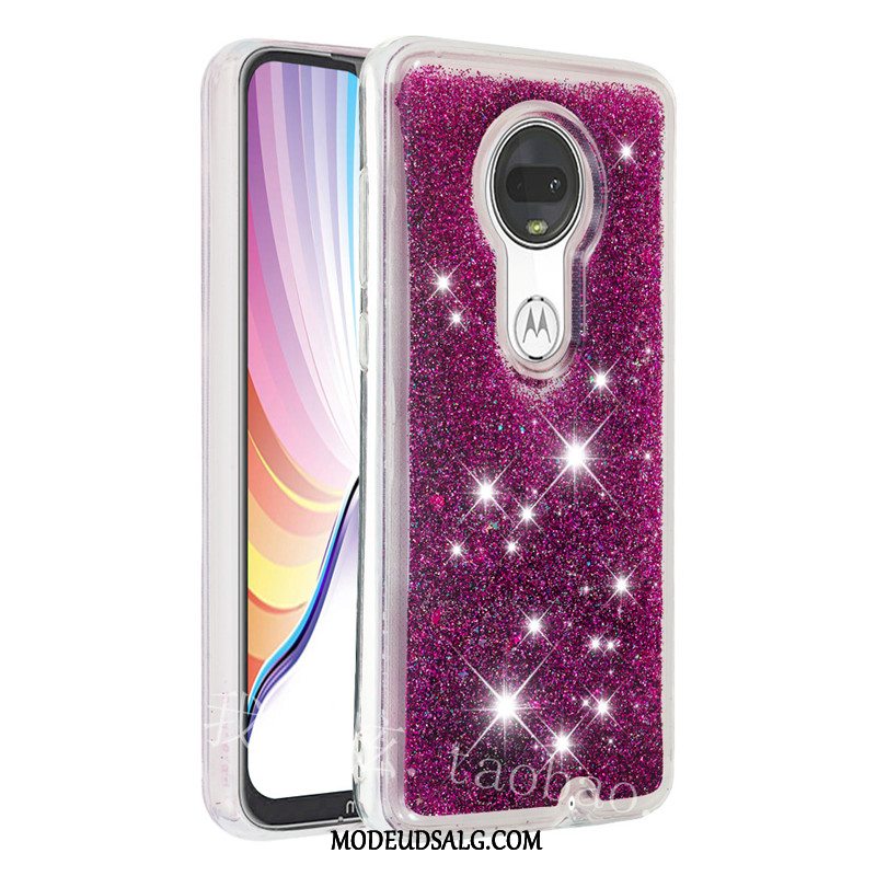 Moto G7 Plus Etui Quicksand Grøn Blød Cover