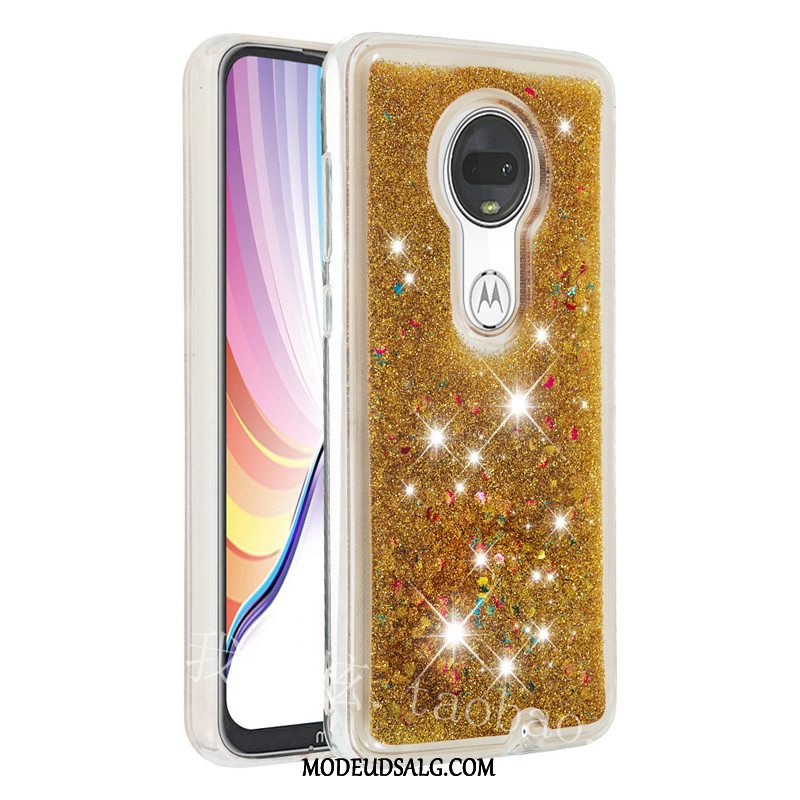 Moto G7 Plus Etui Quicksand Grøn Blød Cover