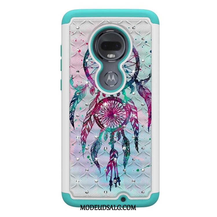 Moto G7 Plus Etui Sort Cartoon Af Personlighed Anti-fald Ny