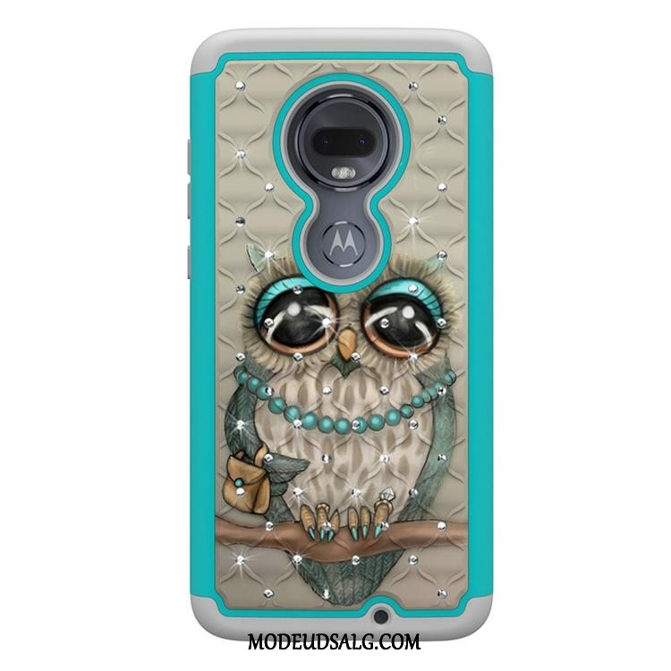 Moto G7 Plus Etui Sort Cartoon Af Personlighed Anti-fald Ny