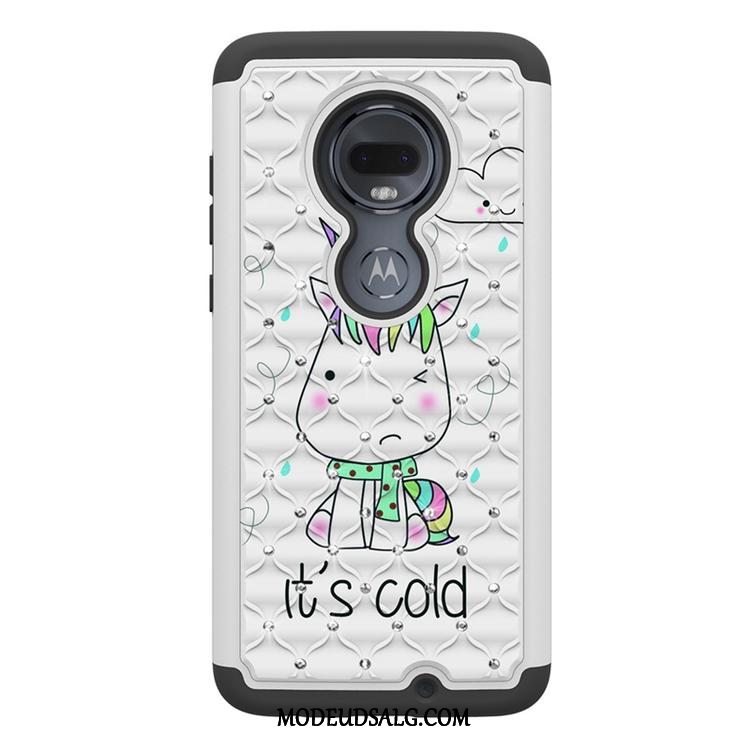 Moto G7 Plus Etui Sort Cartoon Af Personlighed Anti-fald Ny