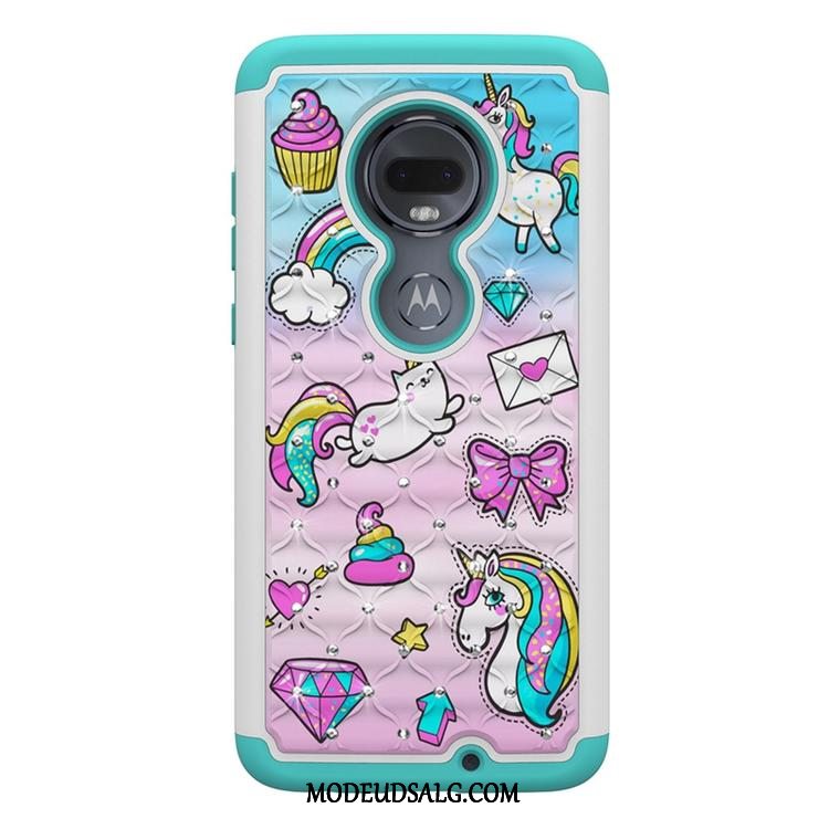 Moto G7 Plus Etui Sort Cartoon Af Personlighed Anti-fald Ny