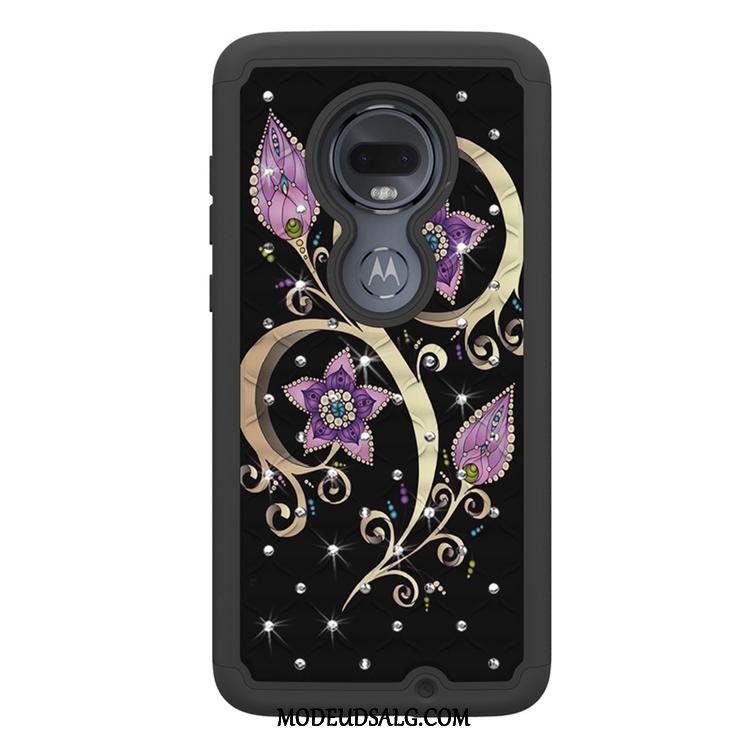 Moto G7 Plus Etui Sort Cartoon Af Personlighed Anti-fald Ny