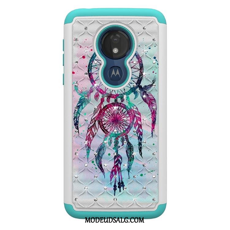 Moto G7 Power Etui / Cover Alt Inklusive Af Personlighed Cartoon Malet Ny