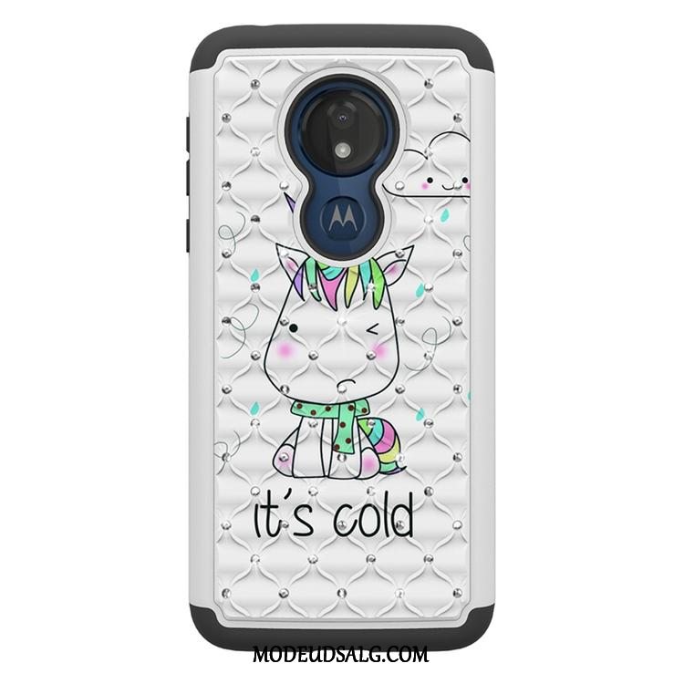 Moto G7 Power Etui / Cover Alt Inklusive Af Personlighed Cartoon Malet Ny