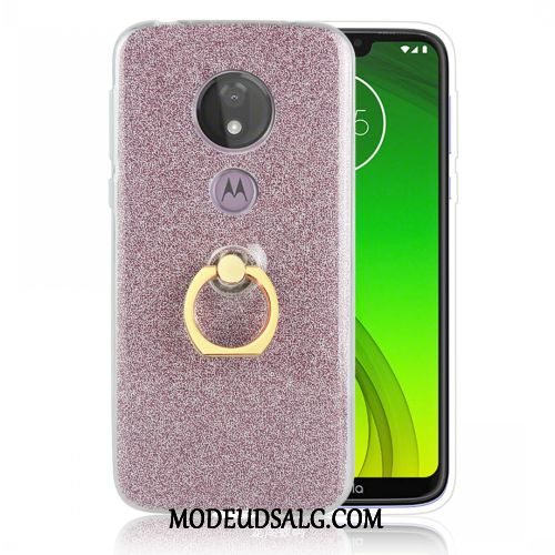 Moto G7 Power Etui / Cover Anti-fald Pulver Rød Trend