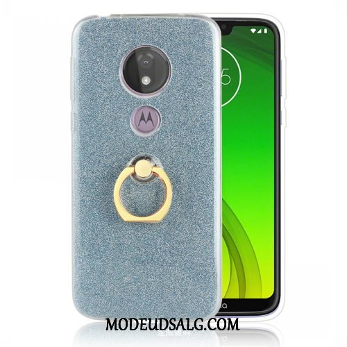 Moto G7 Power Etui / Cover Anti-fald Pulver Rød Trend