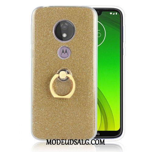 Moto G7 Power Etui / Cover Anti-fald Pulver Rød Trend