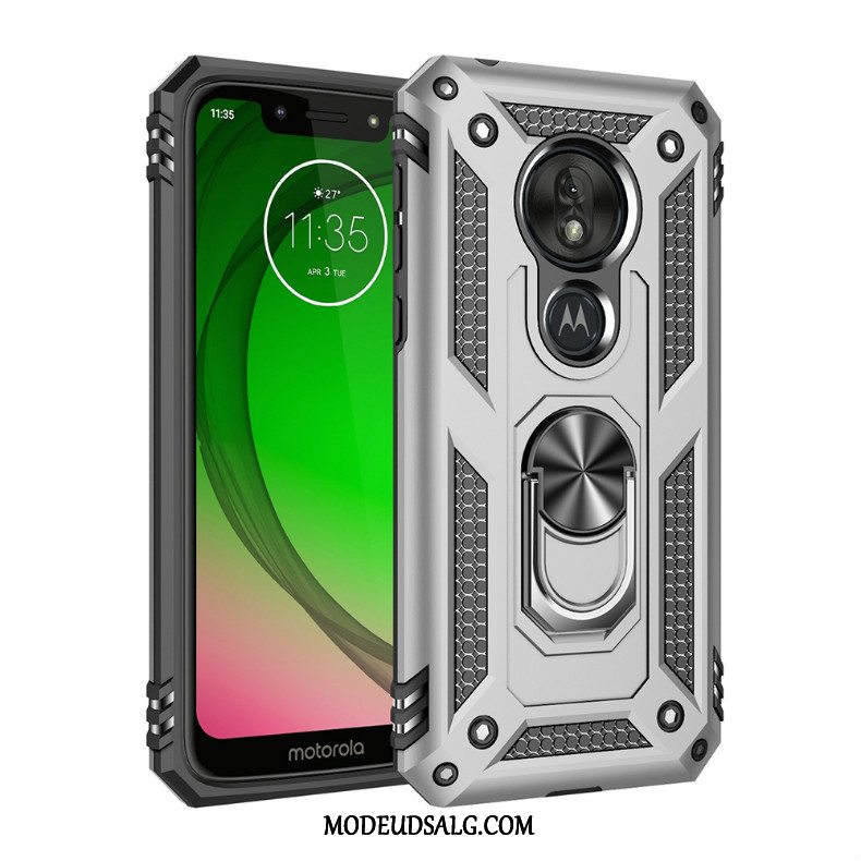 Moto G7 Power Etui / Cover Blå Alt Inklusive Beskyttelse Tre Forsvar