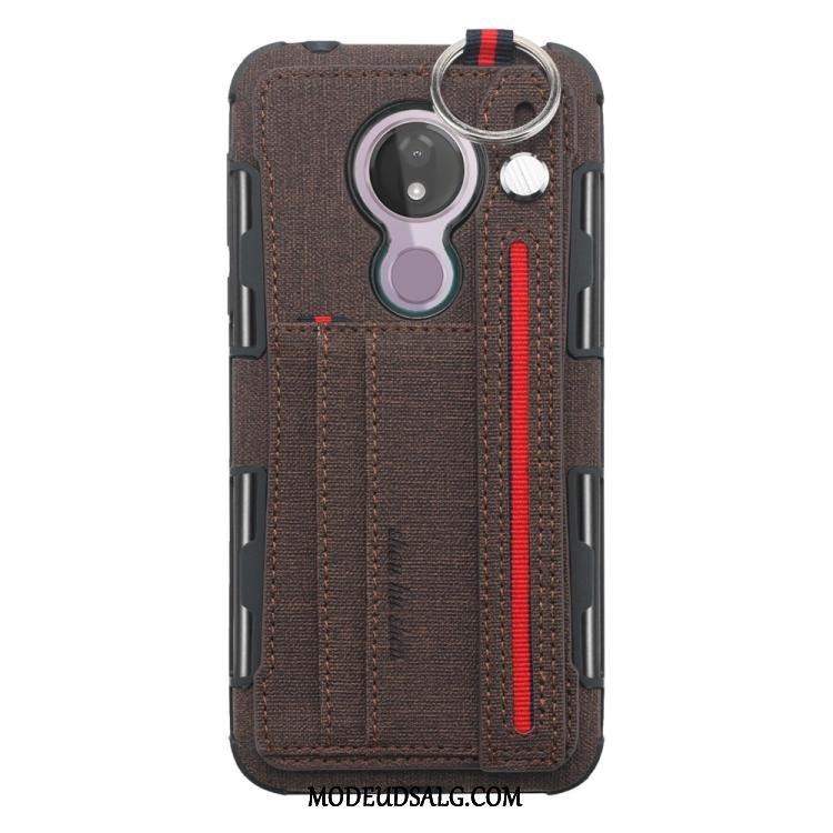 Moto G7 Power Etui Kort Khaki Cover Beskyttelse Kreativ