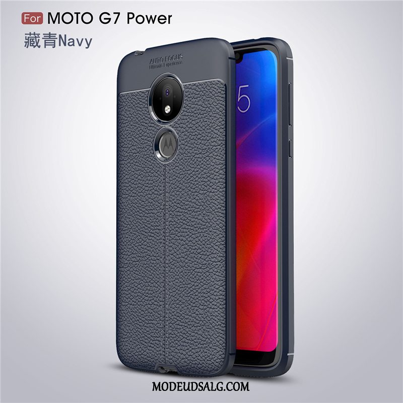 Moto G7 Power Etui Ny Mønster Silikone Lyserød Trend