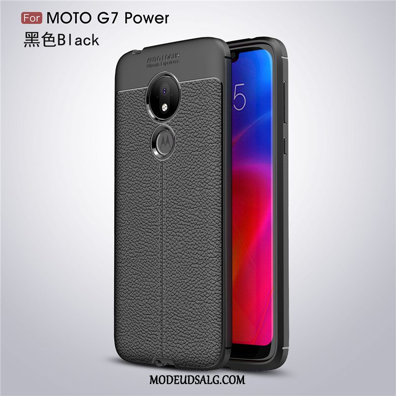 Moto G7 Power Etui Ny Mønster Silikone Lyserød Trend