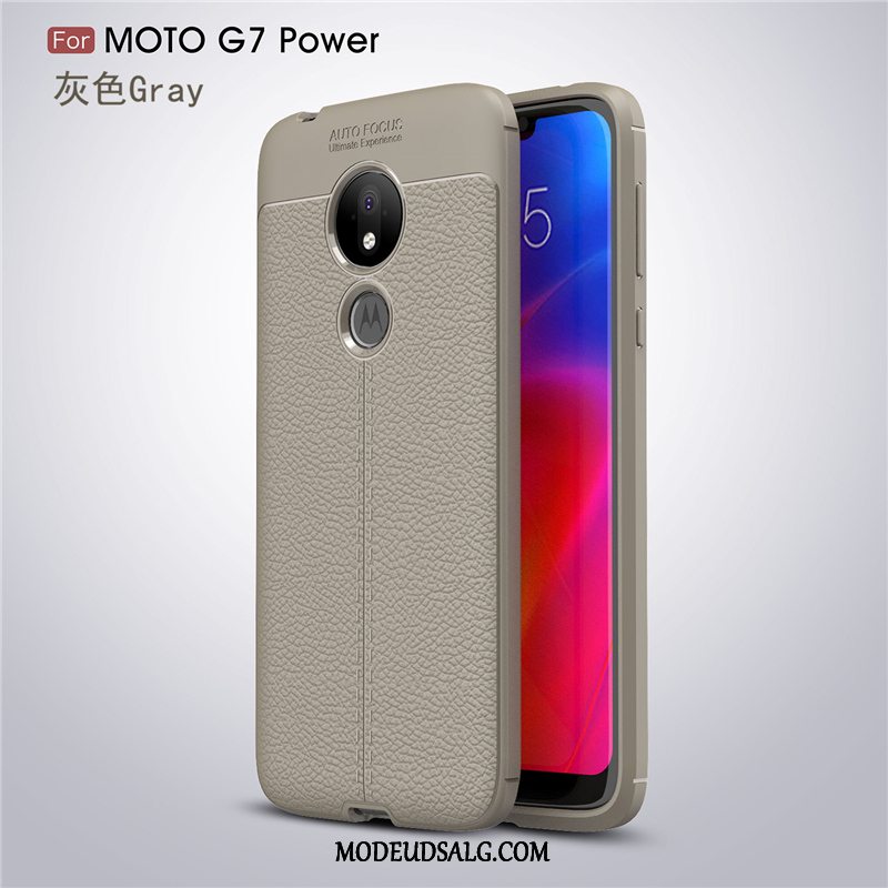 Moto G7 Power Etui Ny Mønster Silikone Lyserød Trend