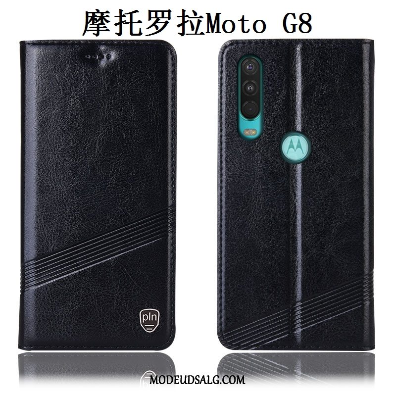 Moto G8 Etui Beskyttelse Anti-fald Alt Inklusive Rød Cover