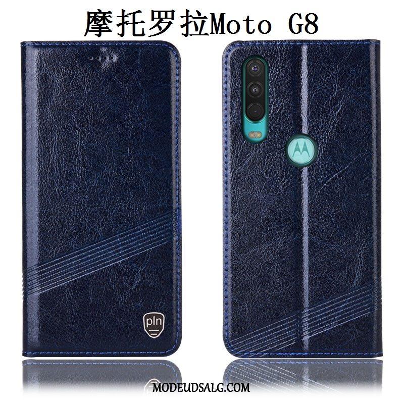 Moto G8 Etui Beskyttelse Anti-fald Alt Inklusive Rød Cover