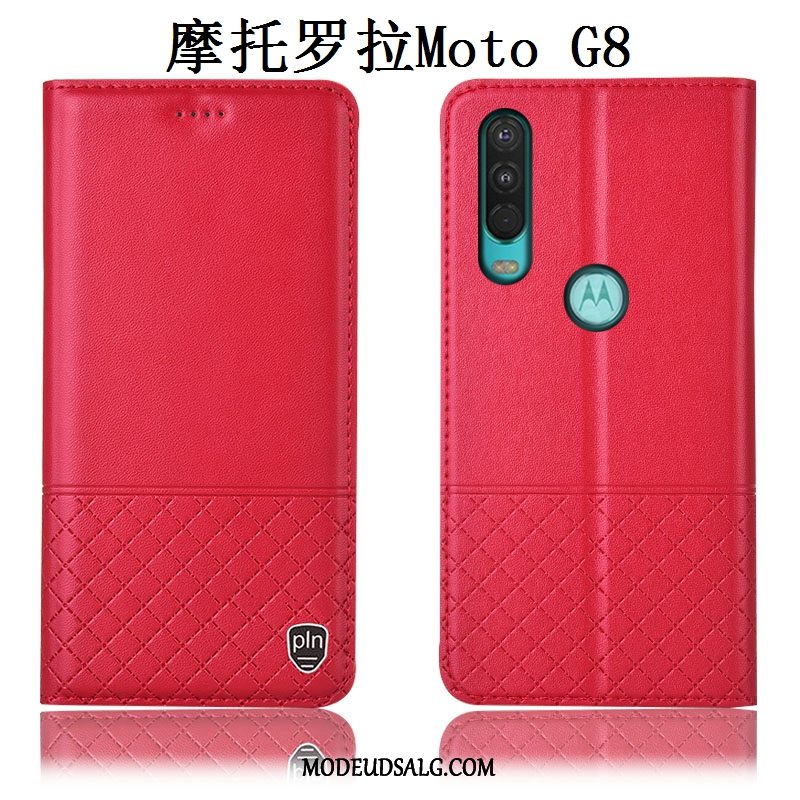 Moto G8 Etui / Cover Alt Inklusive Brun Beskyttelse Anti-fald