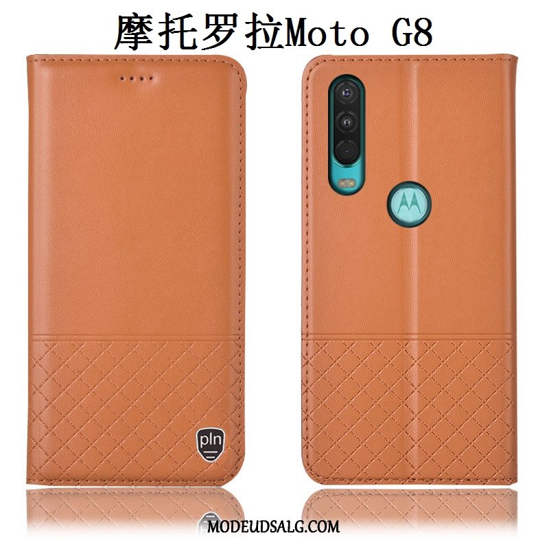 Moto G8 Etui / Cover Alt Inklusive Brun Beskyttelse Anti-fald