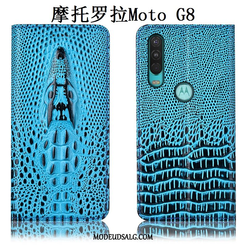 Moto G8 Etui / Cover Anti-fald Beskyttelse Alt Inklusive Gul