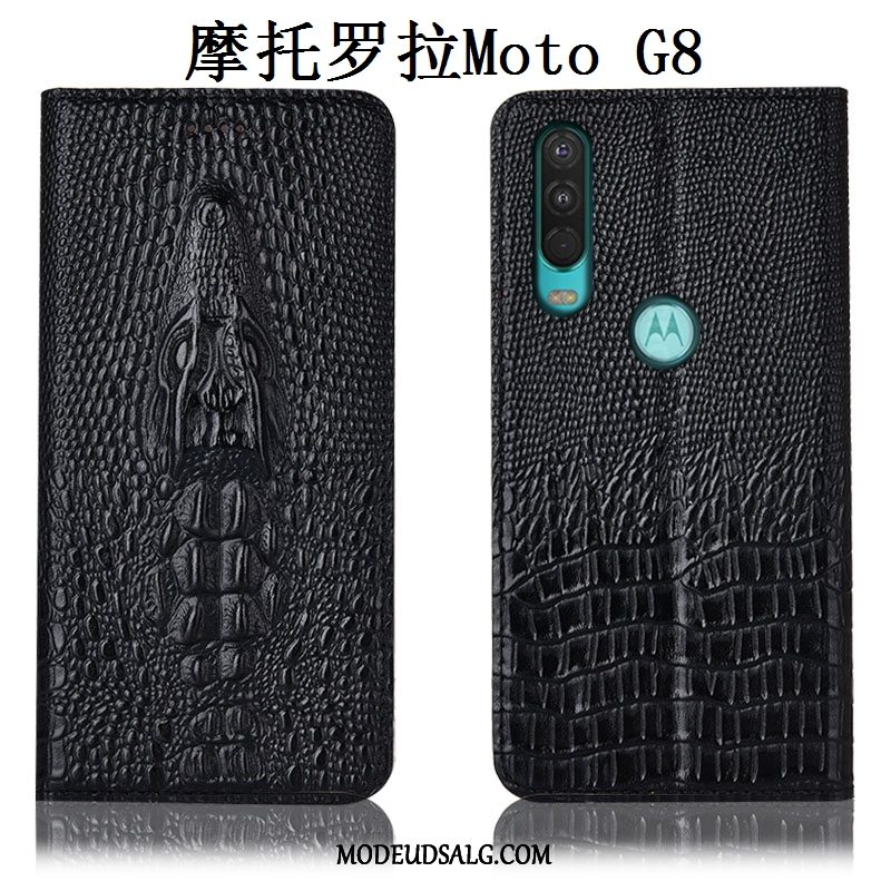 Moto G8 Etui / Cover Anti-fald Beskyttelse Alt Inklusive Gul