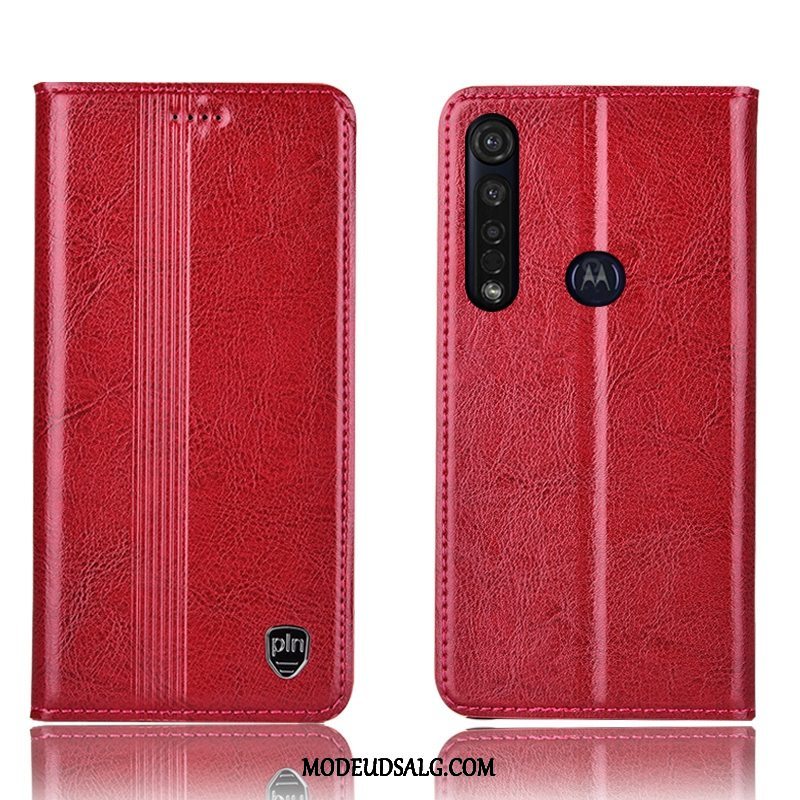 Moto G8 Plus Etui / Cover Beskyttelse Anti-fald Alt Inklusive Folio