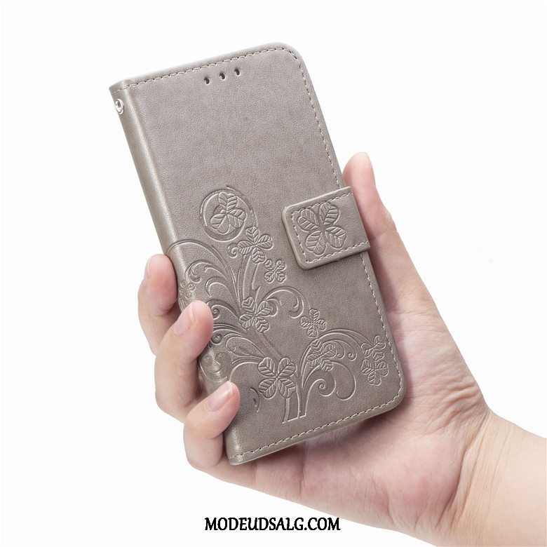 Moto G8 Plus Etui / Cover Beskyttelse Anti-fald Folio Lædertaske