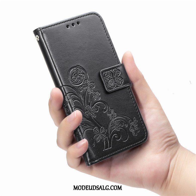 Moto G8 Plus Etui / Cover Beskyttelse Anti-fald Folio Lædertaske