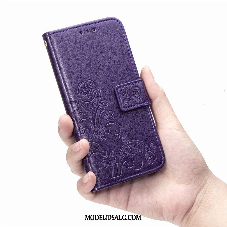 Moto G8 Plus Etui / Cover Beskyttelse Anti-fald Folio Lædertaske