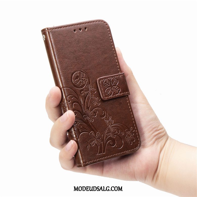 Moto G8 Plus Etui / Cover Beskyttelse Anti-fald Folio Lædertaske