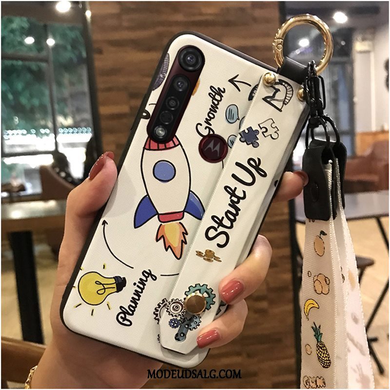 Moto G8 Plus Etui Hængende Ornamenter Salg Blød Beskyttelse Cartoon