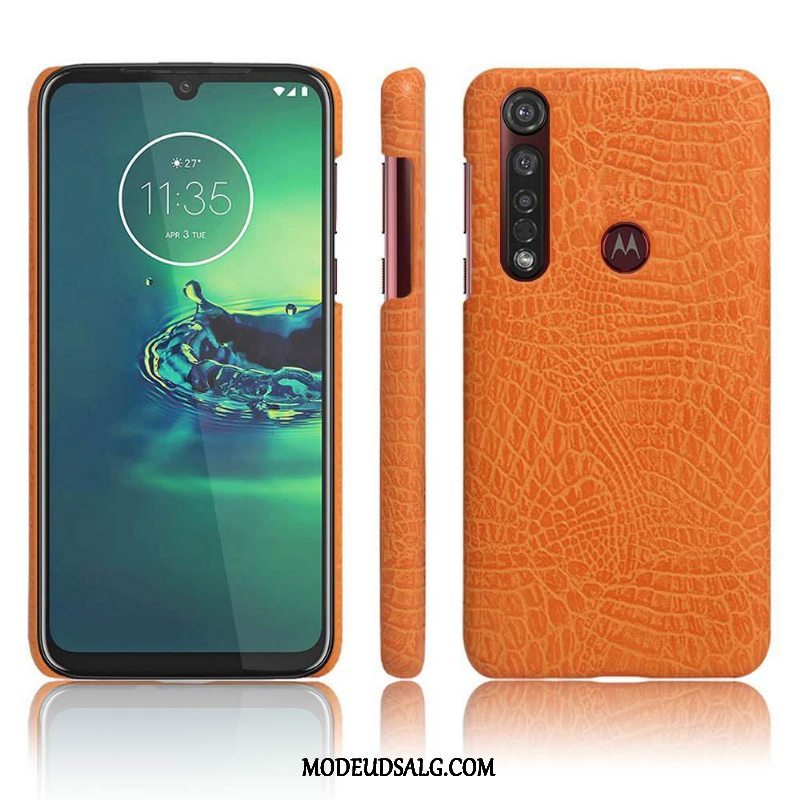 Moto G8 Plus Etui Læder Tynd Kvalitet Cover Lys