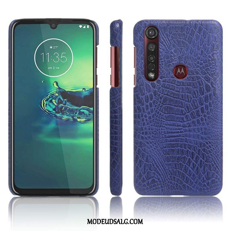 Moto G8 Plus Etui Læder Tynd Kvalitet Cover Lys