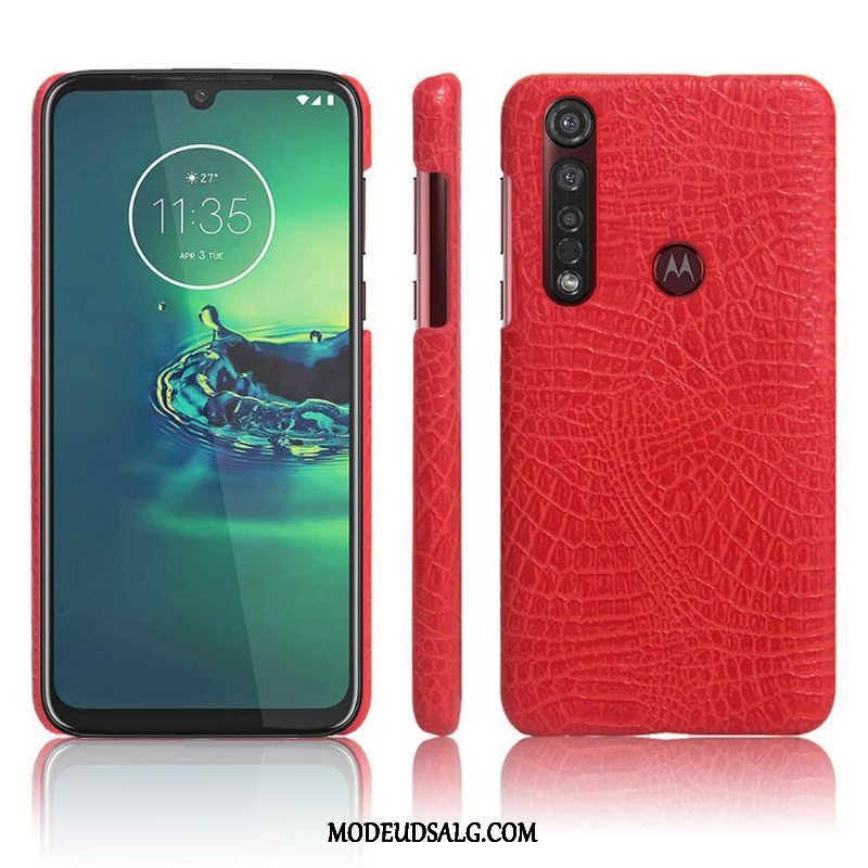 Moto G8 Plus Etui Læder Tynd Kvalitet Cover Lys