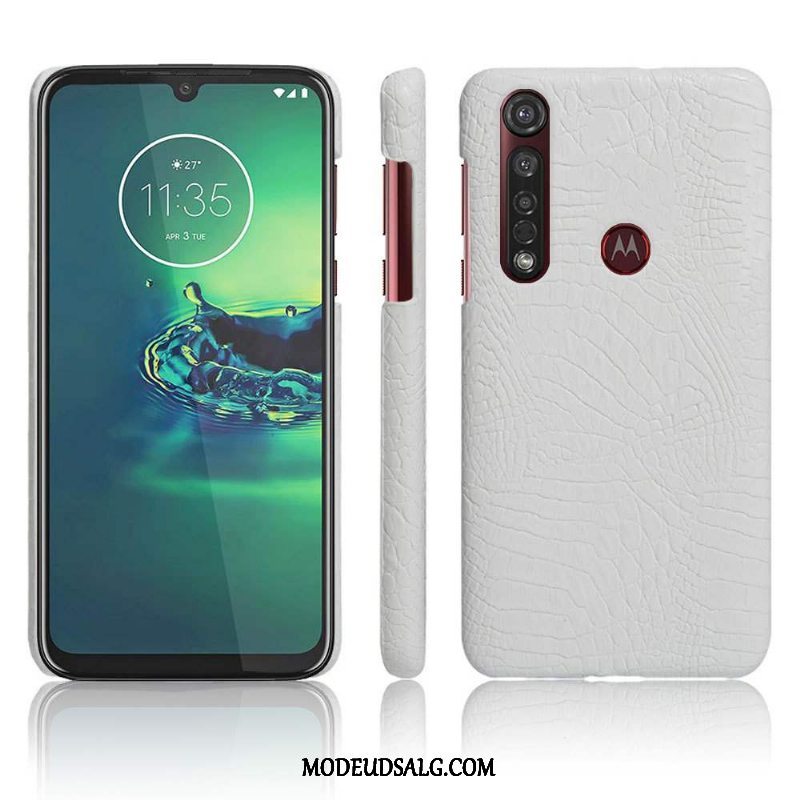 Moto G8 Plus Etui Læder Tynd Kvalitet Cover Lys