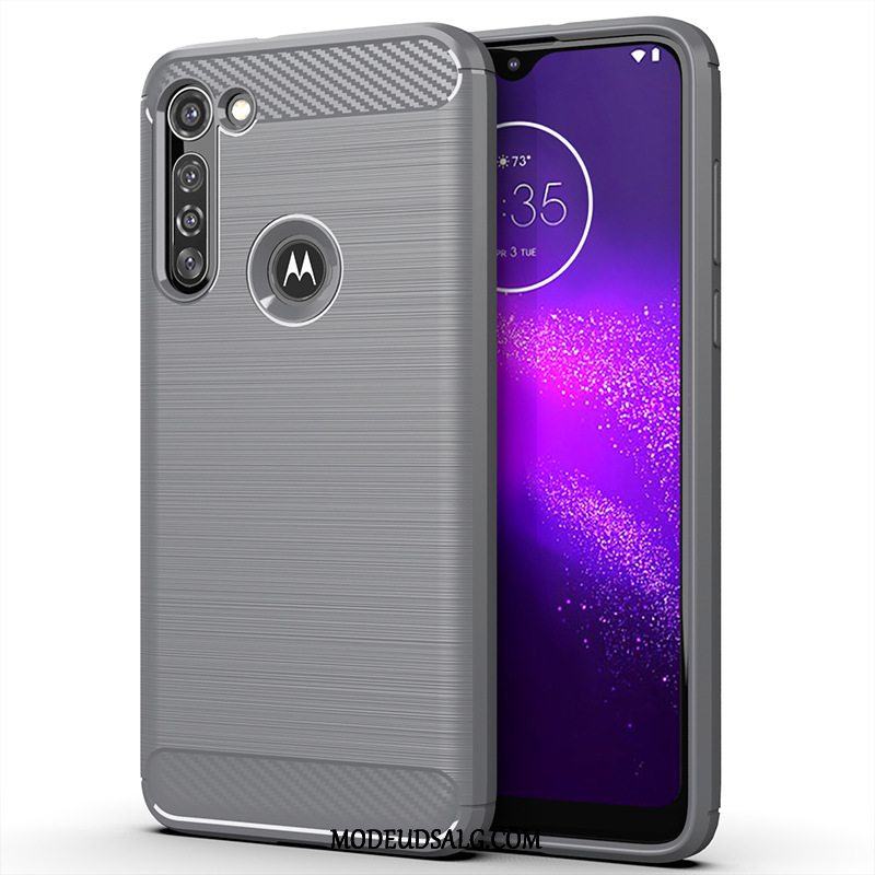 Moto G8 Power Etui / Cover Blød Grå Silke Beskyttelse