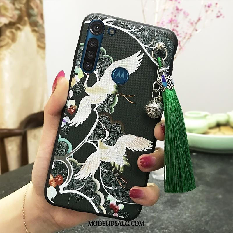 Moto G8 Power Etui Hængende Ornamenter Support Beskyttelse Lyserød Cover