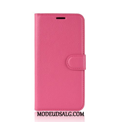 Moto G8 Power Etui Kort Business Anti-fald Folio Litchi