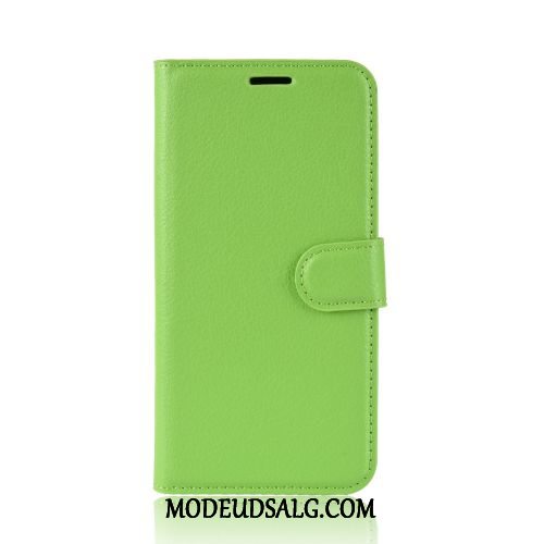 Moto G8 Power Etui Kort Business Anti-fald Folio Litchi