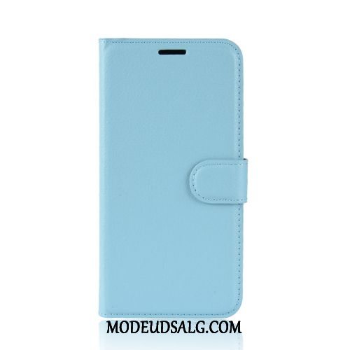 Moto G8 Power Etui Kort Business Anti-fald Folio Litchi