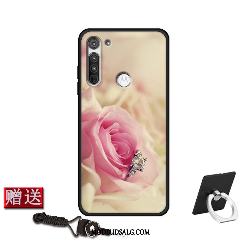 Moto G8 Power Etui Tilpas Kreativ Beskyttelse Cover Rød