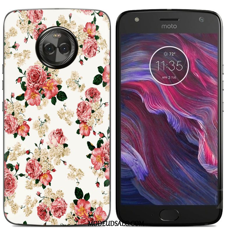 Moto X4 Etui Cover Farve Af Personlighed Anti-fald Malet